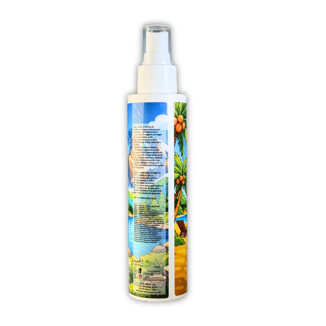 Latte Solare SPF 15 - Protezione Leggera e Idratazione Naturale | Bulligans
