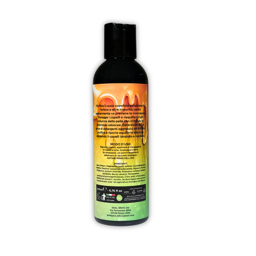 Shampoo Antiforfora Bulligans Ribelle Pistacchio & Caramello 200 ml | Bulligans