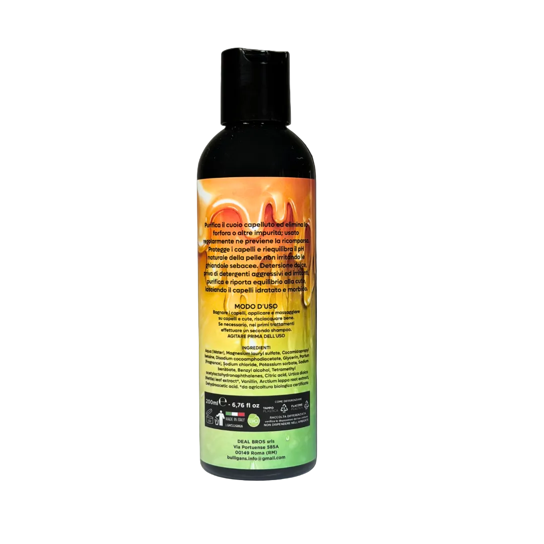 Shampoo Antiforfora Bulligans Ribelle Pistacchio & Caramello 200 ml | Bulligans