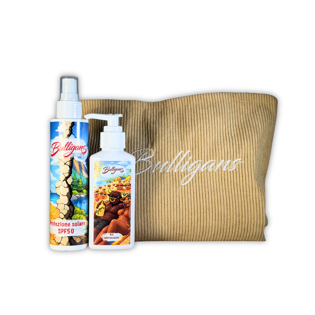 BOX ABBRONZATURA PERFETTA - High | SPF 50, Gel Abbronzante e Sacchetta Omaggio