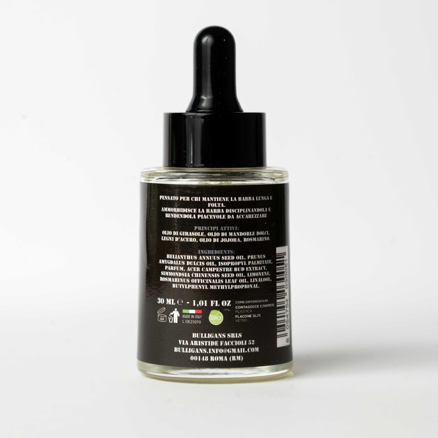 Olio da Barba Silver Mountain - Idratazione e Freschezza | Bulligans