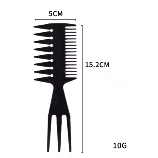 PETTINE PROFESSIONALE DENTATO 5x15CM