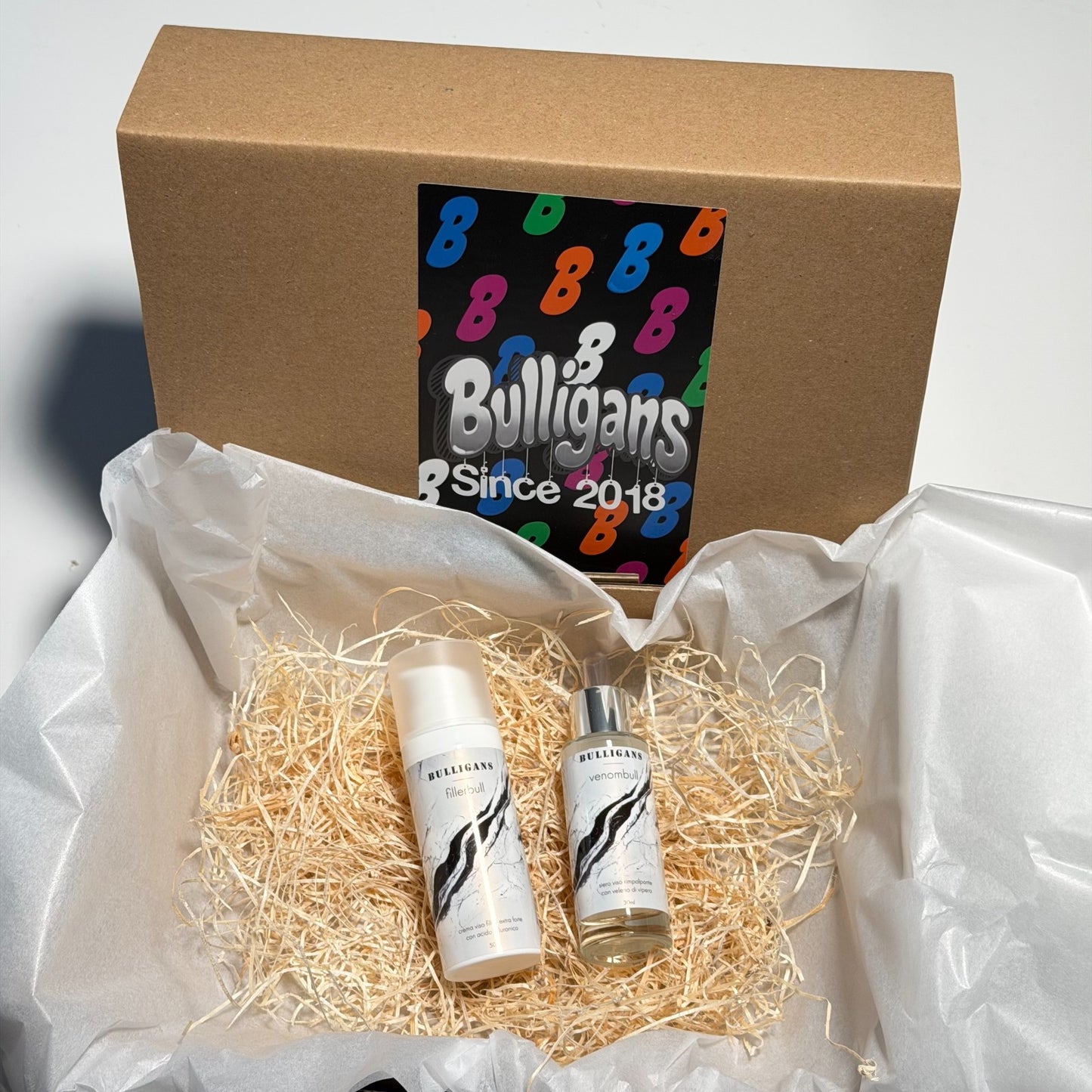 Box Skincare Idratazione: siero Venombull e crema viso Fillerbull | Bulligans