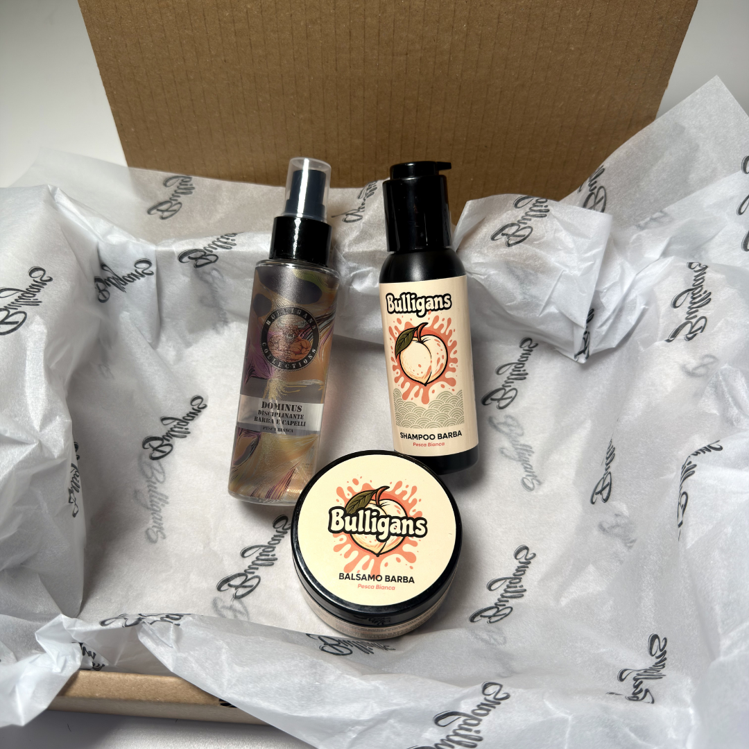 Box Barba Anti Crespo Bulligans | Shampoo, Balsamo e Disciplinante
