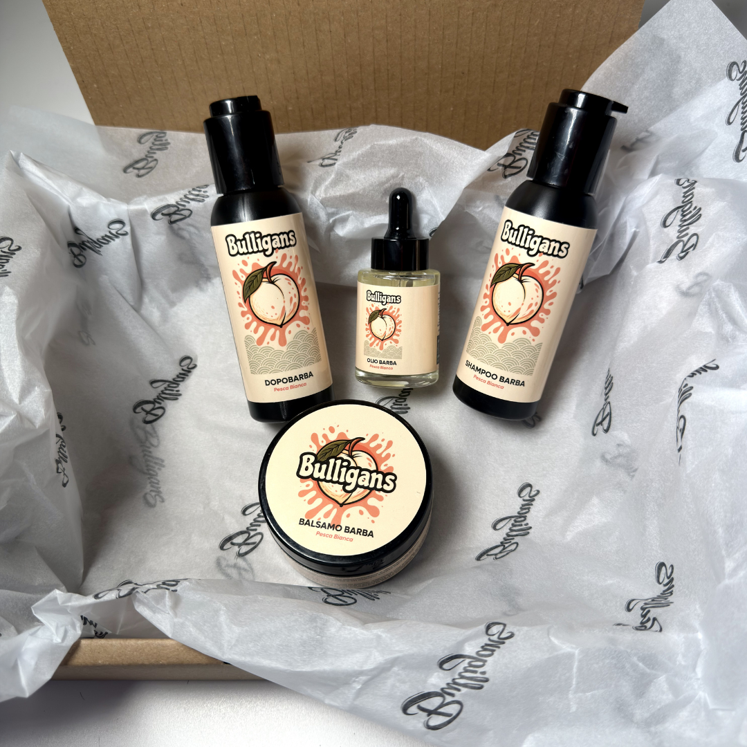 Routine Completa Bulligans | Shampoo Barba, Balsamo, Dopobarba e Olio Barba