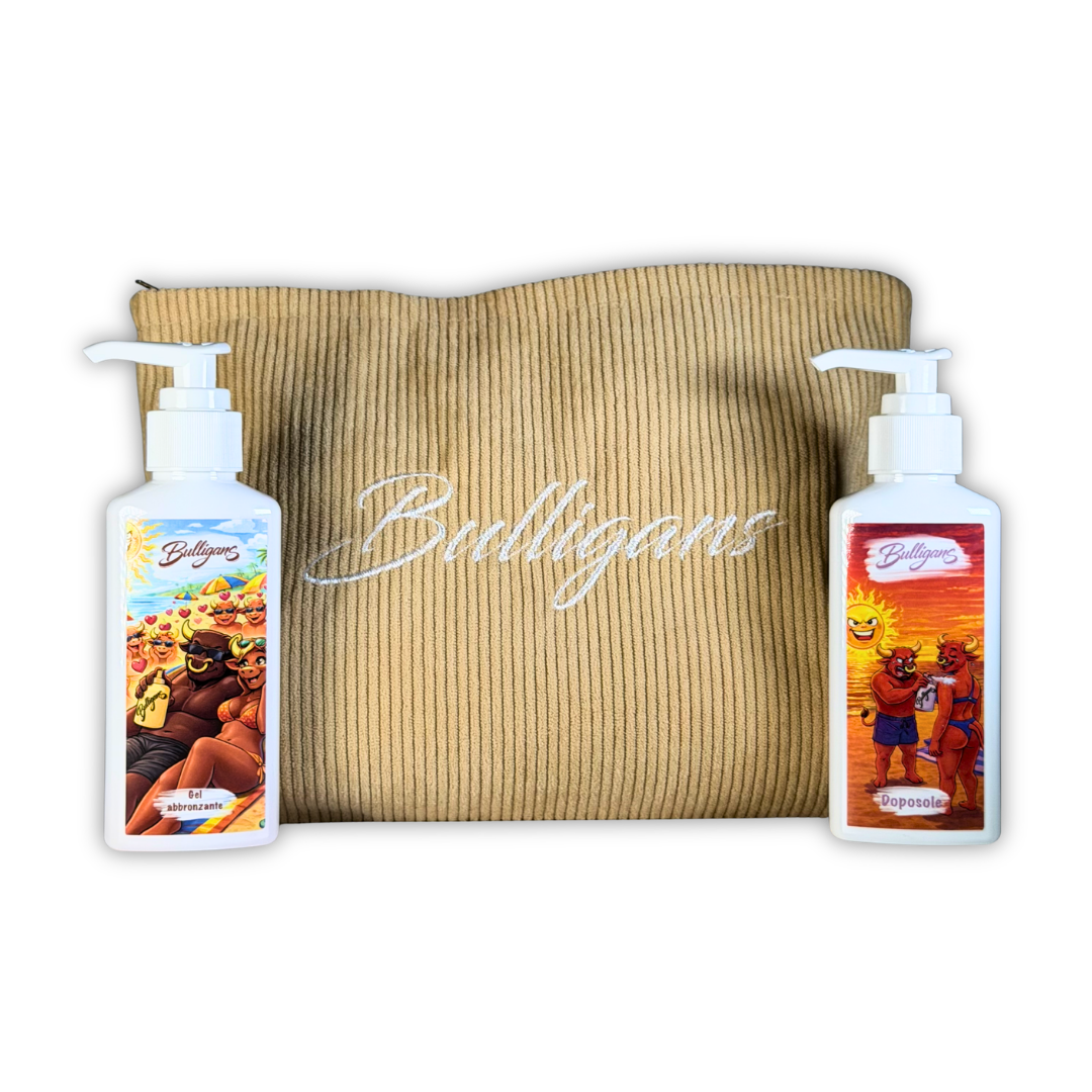 BOX ABBRONZATURA ESSENTIAL | Gel Abbronzante, Doposole e Sacchetta Omaggio