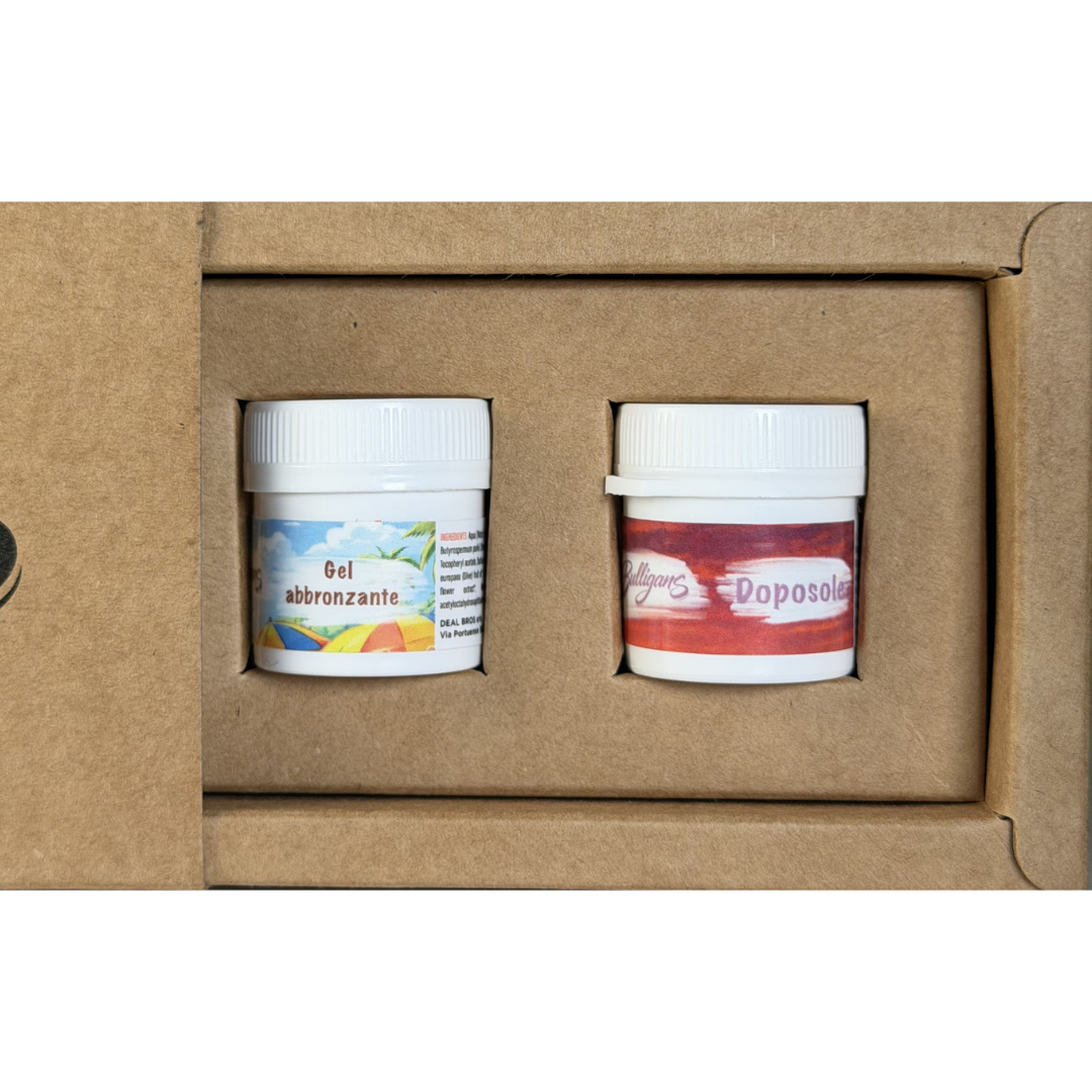 BOX MINI SIZE ABBRONZATURA | Gel Attivatore e Doposole Travel Size