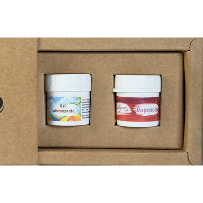 BOX MINI SIZE ABBRONZATURA | Gel Attivatore e Doposole Travel Size
