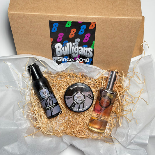 Box Barba Anti Crespo: shampoo + balsamo + disciplinante | Bulligans 