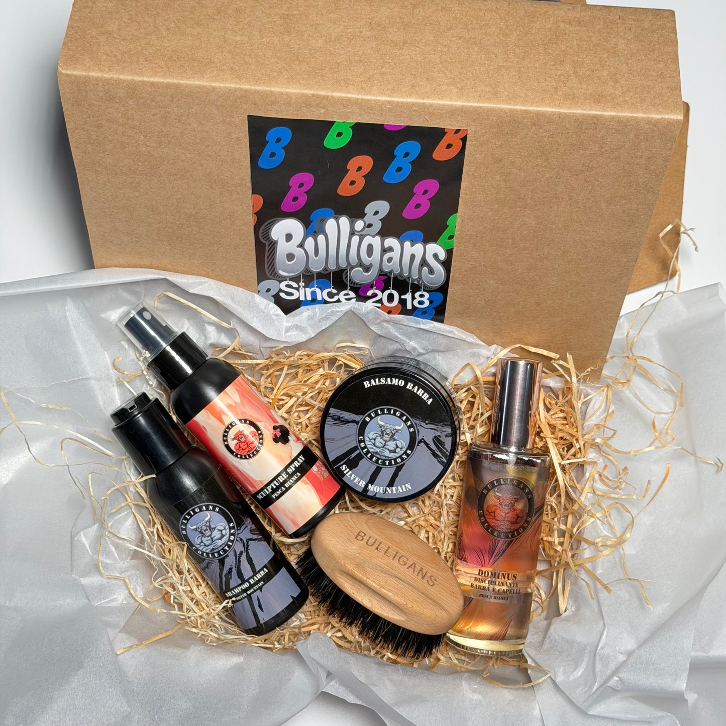 Box Barba Deluxe: routine completa + styling e spazzola | Bulligans 