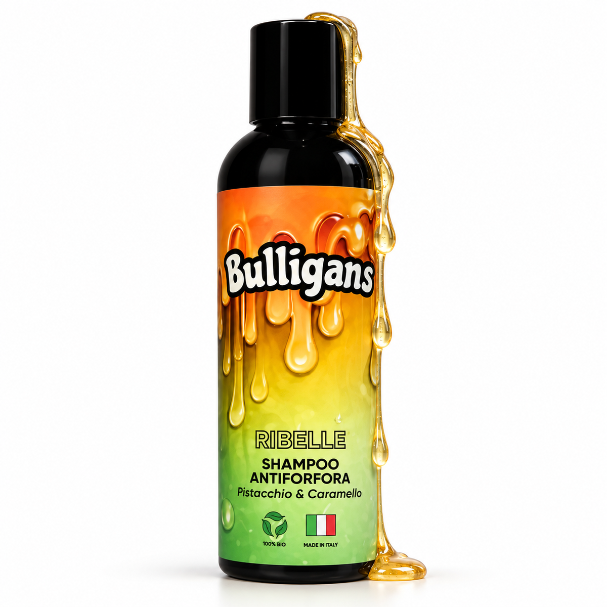 Shampoo Antiforfora Bulligans Ribelle Pistacchio & Caramello 200 ml | Bulligans