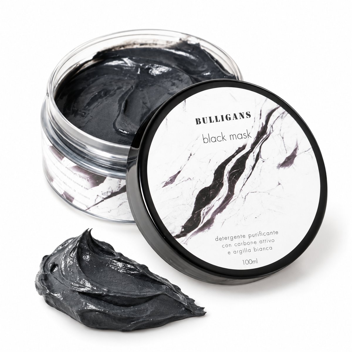 Maschera Viso Detox Dermolevigante | Black Mask Bulligans