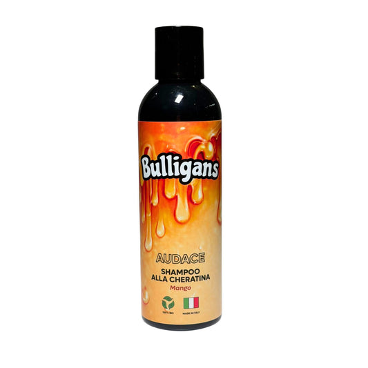 Shampoo per capelli alla cherativa profumazione al mango | Bulligans