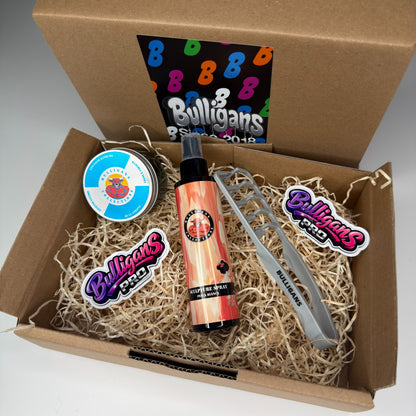 Box Spiky/Warrior Effetto Bagnato: fissante + Bull Strong + pettine | Bulligans