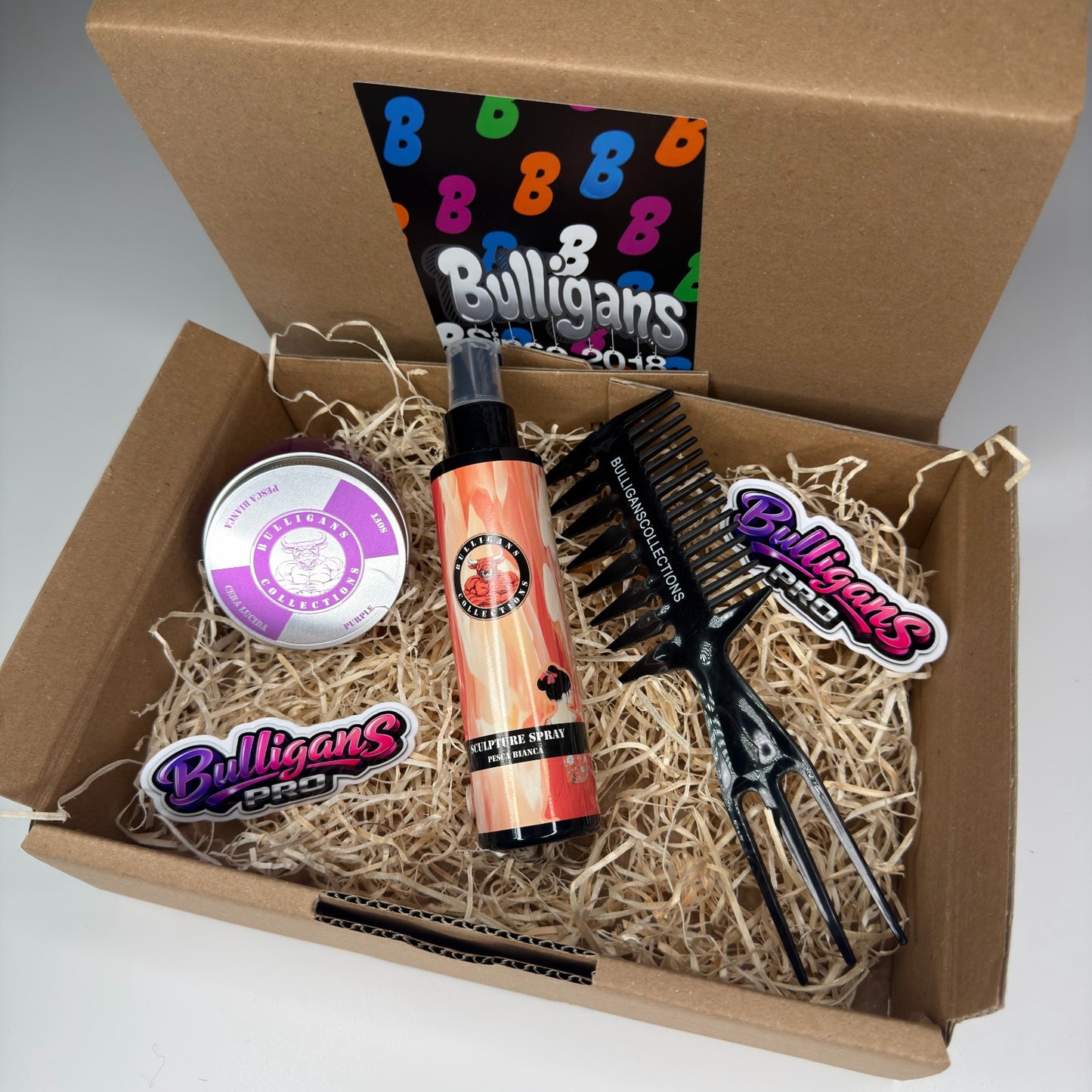 MIDDLE PART LONG HAIR BOX