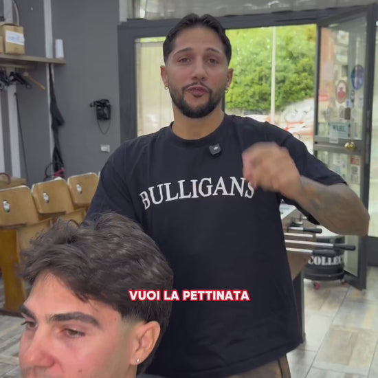 BOX MOSSO CONTROLLATO con spray fissante, crema ricci e pettine pinzato| Bulligans