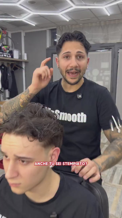 Box Middle Part Effetto Mosso: Crema Ricci, Fissante e Pettine | Bulligans