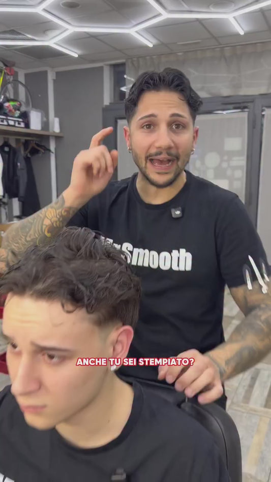 Box Middle Part Effetto Mosso: Crema Ricci, Fissante e Pettine | Bulligans