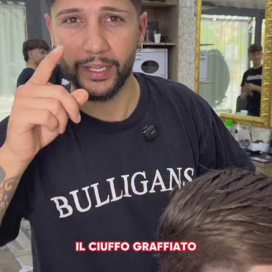 Box Ciuffo Graffiato Effetto Naturale: cera opaca, spray e pettine | Bulligans 