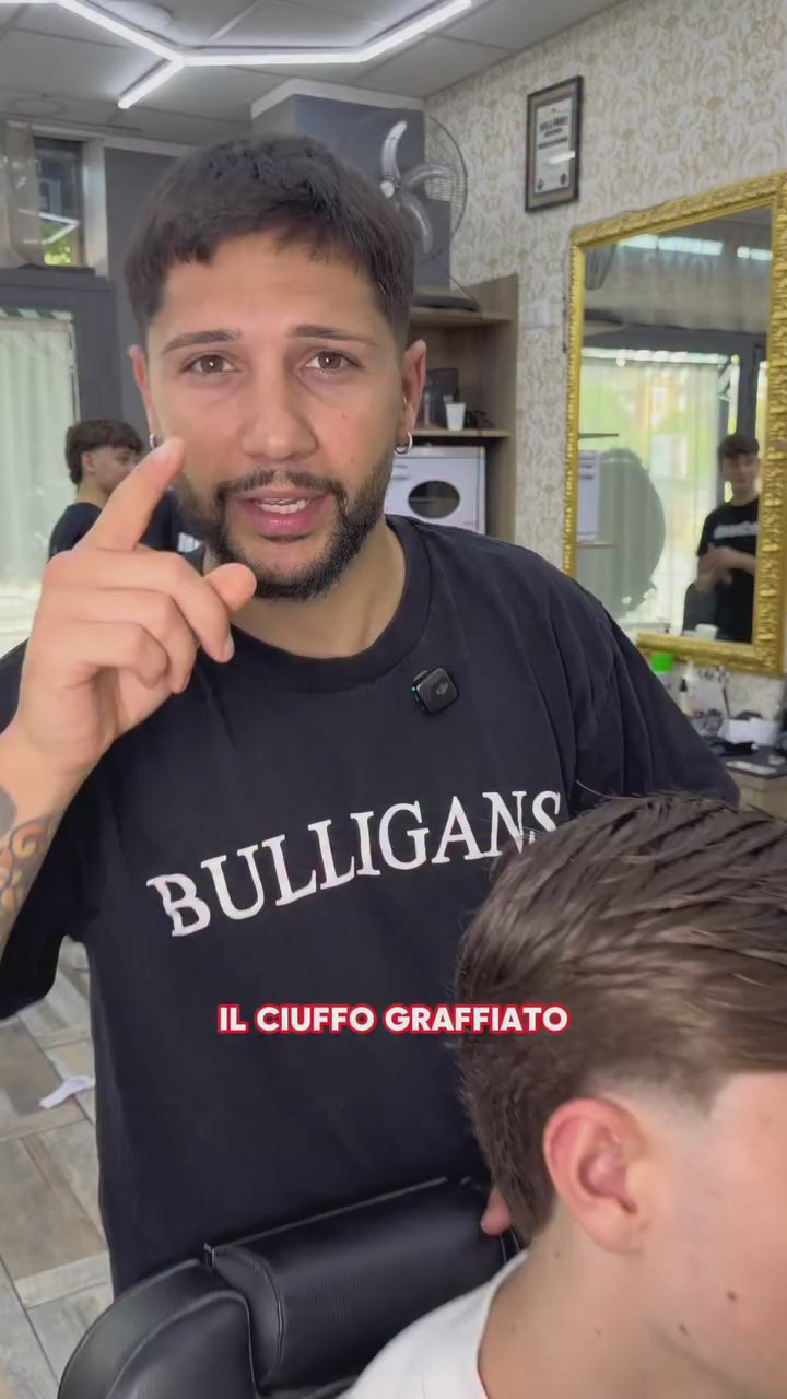 Box Ciuffo Graffiato Effetto Naturale: cera opaca, spray e pettine | Bulligans 